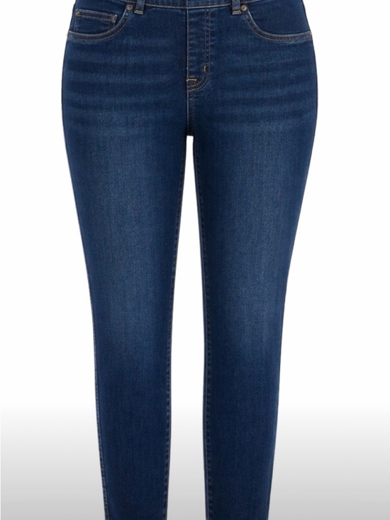 SPANX Denim - SPANX Shaping Dark Wash Skinny Pull On Stretch Denim Jeans Size Small Classic